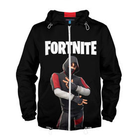 Мужская ветровка 3D с принтом FORTNITE IKONIK (КАПЮШОН) в Белгороде, 100% полиэстер | подол и капюшон оформлены резинкой с фиксаторами, два кармана без застежек по бокам, один потайной карман на груди | Тематика изображения на принте: fnchap2 | fortnite | fortnite 2 | fortnite x | ikonik | marshmello | иконик | маршмелло | фортнайт | фортнайт 2 | фортнайт глава 2