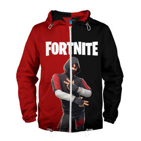 Мужская ветровка 3D с принтом FORTNITE IKONIK в Белгороде, 100% полиэстер | подол и капюшон оформлены резинкой с фиксаторами, два кармана без застежек по бокам, один потайной карман на груди | fortnite | fortnite 2 | fortnite x маршмелло | ikonik | marshmello | ninja | ninja streamer | иконик | ниндзя | фортнайт | фортнайт 2 | фортнайт глава 2