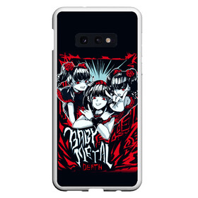 Чехол для Samsung S10E с принтом BABYMETAL БЕБИМЕТАЛ в Белгороде, Силикон | Область печати: задняя сторона чехла, без боковых панелей | babymetal | j pop | japan | бэбиметал | дэт метал | каваий метал | моа кикути | судзука накамото | юи мидзуно | япония