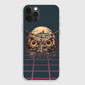 Чехол для iPhone 12 Pro Max с принтом Мудрая сова в Белгороде, Силикон |  | Тематика изображения на принте: большие глаза | взгляд | знания | клюв | луна | мудрая | мудрость | ночь | птица | сова | совенок | совушка | ум | хищная