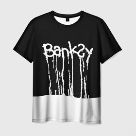 Мужская футболка 3D с принтом Banksy в Белгороде, 100% полиэфир | прямой крой, круглый вырез горловины, длина до линии бедер | art | banksy | street | street art | арт | бэнкси | стрит | стрит арт