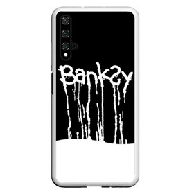 Чехол для Honor 20 с принтом Banksy в Белгороде, Силикон | Область печати: задняя сторона чехла, без боковых панелей | Тематика изображения на принте: art | banksy | street | street art | арт | бэнкси | стрит | стрит арт