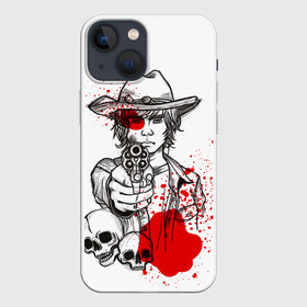 Чехол для iPhone 13 mini с принтом The Walking Dead в Белгороде,  |  | the walking dead | twd | апокалипсис | зомби | карл | кровь | ходячие мертвецы