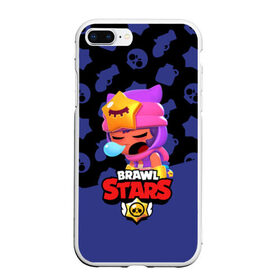 Чехол для iPhone 7Plus/8 Plus матовый с принтом BRAWL STARS - SANDY в Белгороде, Силикон | Область печати: задняя сторона чехла, без боковых панелей | brawl | bull | colt | crow | game | games | leon | online | penny | poco | sandy | shelly | spike | star | stars | wanted | брав | бравл | браво | звезда | звезды | игра | игры | лого | онлайн | сенди | старс | сэнди