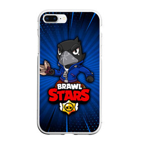 Чехол для iPhone 7Plus/8 Plus матовый с принтом BRAWL STARS CROW в Белгороде, Силикон | Область печати: задняя сторона чехла, без боковых панелей | brawl stars | brawl stars crow | brawler | crow | бравл старз | бравлер | ворон