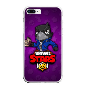 Чехол для iPhone 7Plus/8 Plus матовый с принтом BRAWL STARS CROW в Белгороде, Силикон | Область печати: задняя сторона чехла, без боковых панелей | brawl stars | brawl stars crow | brawler | crow | бравл старз | бравлер | ворон