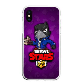 Чехол для iPhone XS Max матовый с принтом BRAWL STARS CROW в Белгороде, Силикон | Область печати: задняя сторона чехла, без боковых панелей | brawl stars | brawl stars crow | brawler | crow | бравл старз | бравлер | ворон