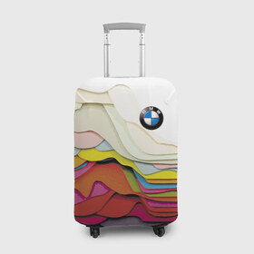 Чехол для чемодана 3D с принтом Color в Белгороде, 86% полиэфир, 14% спандекс | двустороннее нанесение принта, прорези для ручек и колес | bmw | color | cool | prestige | vanguard | авангард | бмв | круто | престиж | цвет