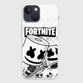 Чехол для iPhone 13 mini с принтом FORTNITE MARSHMELLO в Белгороде,  |  | chapter 2 | fortnite | marshmello | диджей | игры | маршмэллоу | молоток | фортнайт