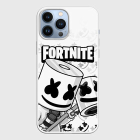 Чехол для iPhone 13 Pro Max с принтом FORTNITE MARSHMELLO в Белгороде,  |  | Тематика изображения на принте: chapter 2 | fortnite | marshmello | диджей | игры | маршмэллоу | молоток | фортнайт