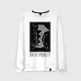 Мужской свитшот хлопок с принтом Rick and Morty black and white в Белгороде, 100% хлопок |  | black and white | cn_1952863_019061 | dsgnosadchaya | rick  morty | vdosadir | джастин ройланд | дэн хармон | миссикс | плюмбус | рик и морти | чёрно белый