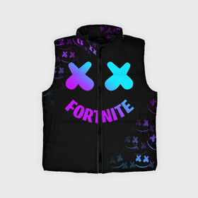 Детский жилет утепленный 3D с принтом FORTNITE x MARSHMELLO в Белгороде,  |  | fortnite | fortnite 2 | fortnite x маршмелло | ikonik | marshmello | ninja | ninja streamer | иконик | ниндзя | фортнайт | фортнайт 2 | фортнайт глава 2