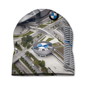 Шапка 3D с принтом BMW city в Белгороде, 100% полиэстер | универсальный размер, печать по всей поверхности изделия | bmw | buildings | city | germany | munich | prestige | бмв | германия | город | здания | мюнхен | престиж