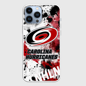 Чехол для iPhone 13 Pro Max с принтом Каролина Харрикейнз в Белгороде,  |  | carolina | carolina hurricanes | hockey | hurricanes | nhl | каролина | каролина харрикейнз | нхл | спорт | харрикейнз | хоккей | шайба