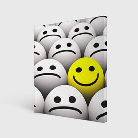 Холст квадратный с принтом EMOJI 2019 в Белгороде, 100% ПВХ |  | emoji | настроение | позитив | смайлики | смайлы | стикеры | текстура смайл | улыбки | фон смайл | эмодзи