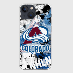 Чехол для iPhone 13 mini с принтом Колорадо Эвеланш в Белгороде,  |  | avalanche | colorado | colorado avalanche | hockey | nhl | usa | колорадо | колорадо эвеланш | нхл | спорт | сша | хоккей | шайба | эвеланш