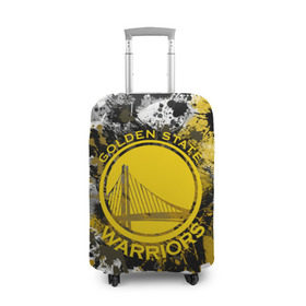 Чехол для чемодана 3D с принтом Голден Стэйт Уорриорз в Белгороде, 86% полиэфир, 14% спандекс | двустороннее нанесение принта, прорези для ручек и колес | golden state | nba | warriors | баскетбол | голден стэйт | голден стэйт уорриорз | нба | уорриорз