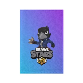 Обложка для паспорта матовая кожа с принтом Crow (Brawl Stars) в Белгороде, натуральная матовая кожа | размер 19,3 х 13,7 см; прозрачные пластиковые крепления | brawl stars | crow | game | leon | бравл | бравл стар | бравл старс | ворон | ворона | детская | детям | игра | компьютерная игра | кров | леон | персонаж | развлечение