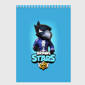 Скетчбук с принтом Crow (Brawl Stars) в Белгороде, 100% бумага
 | 48 листов, плотность листов — 100 г/м2, плотность картонной обложки — 250 г/м2. Листы скреплены сверху удобной пружинной спиралью | brawl stars | crow | game | leon | бравл | бравл стар | бравл старс | ворон | ворона | детская | детям | игра | компьютерная игра | кров | леон | персонаж | развлечение