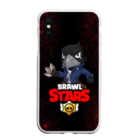 Чехол для iPhone XS Max матовый с принтом Crow (Brawl Stars) в Белгороде, Силикон | Область печати: задняя сторона чехла, без боковых панелей | brawl stars | crow | game | leon | бравл | бравл стар | бравл старс | ворон | ворона | детская | детям | игра | компьютерная игра | кров | леон | персонаж | развлечение