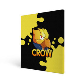 Холст квадратный с принтом Crow (Brawl Stars) в Белгороде, 100% ПВХ |  | brawl stars | crow | game | leon | бравл | бравл стар | бравл старс | ворон | ворона | детская | детям | игра | компьютерная игра | кров | леон | персонаж | развлечение