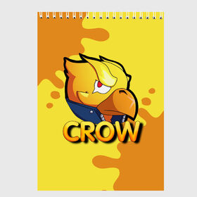 Скетчбук с принтом Crow (Brawl Stars) в Белгороде, 100% бумага
 | 48 листов, плотность листов — 100 г/м2, плотность картонной обложки — 250 г/м2. Листы скреплены сверху удобной пружинной спиралью | brawl stars | crow | game | leon | бравл | бравл стар | бравл старс | ворон | ворона | детская | детям | игра | компьютерная игра | кров | леон | персонаж | развлечение