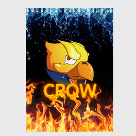 Скетчбук с принтом Crow (Brawl Stars) в Белгороде, 100% бумага
 | 48 листов, плотность листов — 100 г/м2, плотность картонной обложки — 250 г/м2. Листы скреплены сверху удобной пружинной спиралью | brawl stars | crow | game | leon | бравл | бравл стар | бравл старс | ворон | ворона | детская | детям | игра | компьютерная игра | кров | леон | персонаж | развлечение