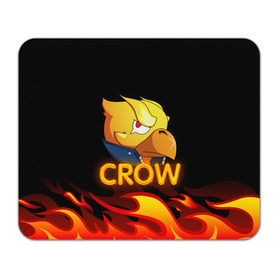 Коврик для мышки прямоугольный с принтом Crow (Brawl Stars) в Белгороде, натуральный каучук | размер 230 х 185 мм; запечатка лицевой стороны | brawl stars | crow | game | leon | бравл | бравл стар | бравл старс | ворон | ворона | детская | детям | игра | компьютерная игра | кров | леон | персонаж | развлечение