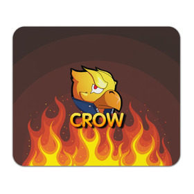 Коврик для мышки прямоугольный с принтом Crow (Brawl Stars) в Белгороде, натуральный каучук | размер 230 х 185 мм; запечатка лицевой стороны | brawl stars | crow | game | leon | бравл | бравл стар | бравл старс | ворон | ворона | детская | детям | игра | компьютерная игра | кров | леон | персонаж | развлечение