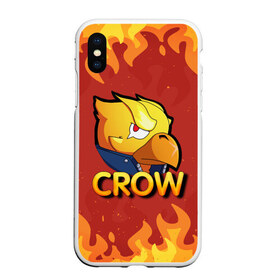 Чехол для iPhone XS Max матовый с принтом Crow (Brawl Stars) в Белгороде, Силикон | Область печати: задняя сторона чехла, без боковых панелей | brawl stars | crow | game | leon | бравл | бравл стар | бравл старс | ворон | ворона | детская | детям | игра | компьютерная игра | кров | леон | персонаж | развлечение