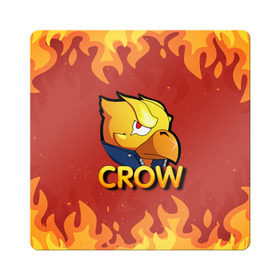 Магнит виниловый Квадрат с принтом Crow (Brawl Stars) в Белгороде, полимерный материал с магнитным слоем | размер 9*9 см, закругленные углы | brawl stars | crow | game | leon | бравл | бравл стар | бравл старс | ворон | ворона | детская | детям | игра | компьютерная игра | кров | леон | персонаж | развлечение