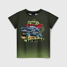 Детская футболка 3D с принтом The Batmobile в Белгороде, 100% гипоаллергенный полиэфир | прямой крой, круглый вырез горловины, длина до линии бедер, чуть спущенное плечо, ткань немного тянется | 80 | 80th | anniversary | bat man | batman | batman comics | caped crusader | dark knight | shtatbat | бетмен | брюс уэйн | бэт мен | бэтмен | тёмный рыцарь