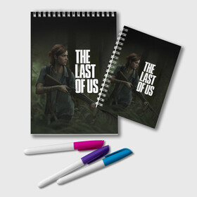 Блокнот с принтом THE LAST OF US в Белгороде, 100% бумага | 48 листов, плотность листов — 60 г/м2, плотность картонной обложки — 250 г/м2. Листы скреплены удобной пружинной спиралью. Цвет линий — светло-серый
 | cicadas | fireflies | naughty dog | the last of us | the last of us part 2 | джоэл | последние из нас | цикады | элли