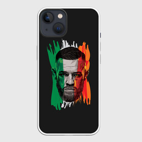 Чехол для iPhone 13 с принтом Conor McGregor в Белгороде,  |  | Тематика изображения на принте: champ | champion | conor | irish | king | mac | mcgregor | mma | mystic | notorious | ufc | боец | ирландия | конор | король | мак | макгрегор | мма | тони | хабиб | чемп | чемпион | юфс