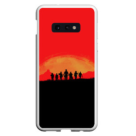 Чехол для Samsung S10E с принтом RDR2 Team в Белгороде, Силикон | Область печати: задняя сторона чехла, без боковых панелей | Тематика изображения на принте: arthur | arthur morgan | rdr 2 | rdr2 | red dead redemption 2 | rockstar | артур | гта про дикий запад | дикий запад | ковбой | рокстар | рэд дэд редемпшн 2 | рэд дэд редемпшн два