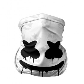 Бандана-труба 3D с принтом MARSHMELLO HALLOWEEN в Белгороде, 100% полиэстер, ткань с особыми свойствами — Activecool | плотность 150‒180 г/м2; хорошо тянется, но сохраняет форму | Тематика изображения на принте: america | dj | halloween | marshmello | marshmello halloween | usa | америка | маршмелло | маршмелло хеллоуин | хеллоуин