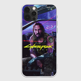 Чехол для iPhone 12 Pro Max с принтом CYBERPUNK 2077 - КИАНУ в Белгороде, Силикон |  | Тематика изображения на принте: 2077 | cyber | cyberpunk | demon | glitch | keanu | logo | punk | reeves | samurai | symbol | team | trauma | глитч | демон | киану | кибер | киберпанк | клан | лого | логотип | огонь | панк | ривз | самурай | символ