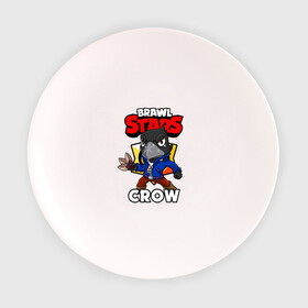 Тарелка с принтом BRAWL STARS CROW в Белгороде, фарфор | диаметр - 210 мм
диаметр для нанесения принта - 120 мм | brawl stars | brawl stars crow | brawler | crow | бравл старз | бравлер | ворон