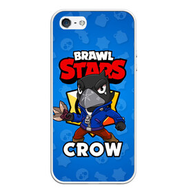 Чехол для iPhone 5/5S матовый с принтом BRAWL STARS CROW в Белгороде, Силикон | Область печати: задняя сторона чехла, без боковых панелей | brawl stars | brawl stars crow | brawler | crow | бравл старз | бравлер | ворон