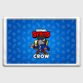 Магнит 45*70 с принтом BRAWL STARS CROW в Белгороде, Пластик | Размер: 78*52 мм; Размер печати: 70*45 | brawl stars | brawl stars crow | brawler | crow | бравл старз | бравлер | ворон