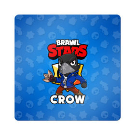 Магнит виниловый Квадрат с принтом BRAWL STARS CROW в Белгороде, полимерный материал с магнитным слоем | размер 9*9 см, закругленные углы | brawl stars | brawl stars crow | brawler | crow | бравл старз | бравлер | ворон