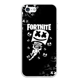 Чехол для iPhone 5/5S матовый с принтом FORTNITE x MARSHMELLO в Белгороде, Силикон | Область печати: задняя сторона чехла, без боковых панелей | fortnite | fortnite 2 | fortnite x | marshmello | ninja | ninja hyper streamer | ninja streamer | streamer | tyler blevins | маршмелло | ниндзя | фортнайт | фортнайт 2 | фортнайт глава 2