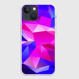 Чехол для iPhone 13 mini с принтом NEON POLYGON в Белгороде,  |  | abstract | abstraction | color | geometry | paitnt | polygon | polygonal | psy | абстракция | геометрия | краски | неоновые | полигоны | психоделика