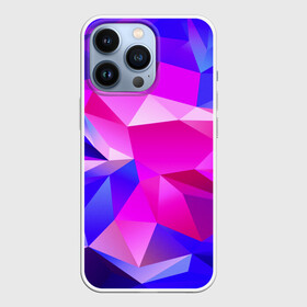 Чехол для iPhone 13 Pro с принтом NEON POLYGON в Белгороде,  |  | Тематика изображения на принте: abstract | abstraction | color | geometry | paitnt | polygon | polygonal | psy | абстракция | геометрия | краски | неоновые | полигоны | психоделика