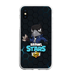 Чехол для iPhone XS Max матовый с принтом Crow (Brawl Stars) в Белгороде, Силикон | Область печати: задняя сторона чехла, без боковых панелей | brawl stars | crow | game | leon | бравл | бравл стар | бравл старс | ворон | ворона | детская | детям | игра | компьютерная игра | кров | леон | персонаж | развлечение