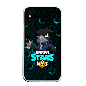 Чехол для iPhone XS Max матовый с принтом Crow (Brawl Stars) в Белгороде, Силикон | Область печати: задняя сторона чехла, без боковых панелей | brawl stars | crow | game | leon | бравл | бравл стар | бравл старс | ворон | ворона | детская | детям | игра | компьютерная игра | кров | леон | персонаж | развлечение