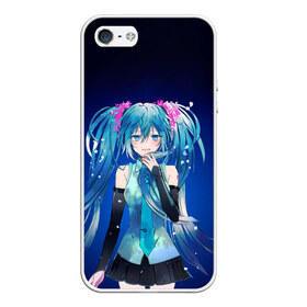 Чехол для iPhone 5/5S матовый с принтом Hatsune Miku в Белгороде, Силикон | Область печати: задняя сторона чехла, без боковых панелей | anime | aquamarin | aquamarine | everlasting | hatsune | j pop | miku | projectdiva | singer | summer | vocaloid | аквамарин | аниме | вокалоид | мику | певица | хацуне | хацунэ