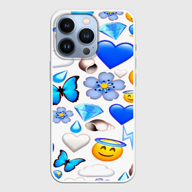 Чехол для iPhone 13 Pro с принтом Смайлики в Белгороде,  |  | emoji | настроение | позитив | смайлики | смайлы | стикеры | текстура смайл | улыбки | фон смайл | эмодзи