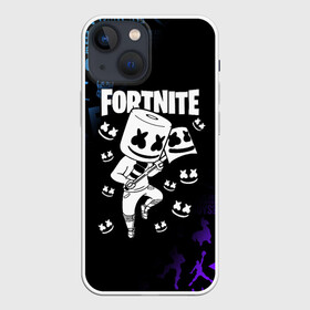 Чехол для iPhone 13 mini с принтом FORTNITE MARSHMELLO в Белгороде,  |  | fnchap2 | fortnite | fortnite 2 | fortnite x | marshmello | ninja | ninja hyper streamer | ninja streamer | streamer | tyler blevins | маршмелло | ниндзя | фортнайт | фортнайт 2 | фортнайт глава 2