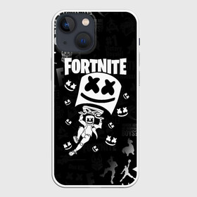 Чехол для iPhone 13 mini с принтом FORTNITE MARSHMELLO в Белгороде,  |  | fnchap2 | fortnite | fortnite 2 | fortnite x | marshmello | ninja | ninja hyper streamer | ninja streamer | streamer | tyler blevins | маршмелло | ниндзя | фортнайт | фортнайт 2 | фортнайт глава 2